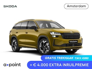 Skoda Kodiaq 1.5 TSI PHEV Sportline Business | Panoramadak | Trekhaak | Light & View | Adaptief onderstel | Canton Sound |