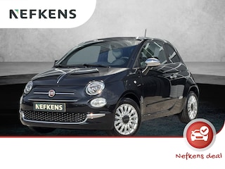 Fiat 500 1.0 Hybrid Dolcevita | 1ste eigenaar | 2tone LEER/Stof | Glazen dak | Climate | AppleCarPlay/Android