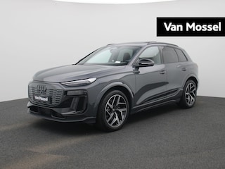 Audi Q6 e-tron e-tron quattro 100 kWh 490 PK l Adaptive cruise control l Bang & Olufsen 3D l Elektrisch instel. voorstoelen l Geheugen best.stoel l Adaptieve S-luchtvering l Stoelverwarming voor en achter l Stuurverwarming l Glazen panoramadak l Navigatie l Climate control l MMI-bijrijdersscherm l 360 graden camera l Head-up display l Trekhaak l Elektrisch verstelbaar stuur l Alarm klasse III