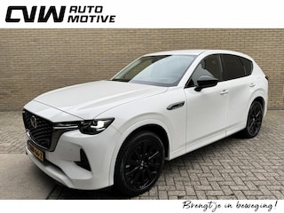 Mazda CX-60 2.5 e-SkyActiv PHEV 327pk | Homura | Leder | Head up | 360 camera | Stoelverwarming&ventilatie | Stuurverwarming | Adaptieve cruise | Lane assist | Full-LED | Keyless | DAB | Apple CarPlay / Android Auto | Bose Audio | Dodehoekdetectie | 20 inch velgen | Elektrische achterklep | Volledig onderhouden!