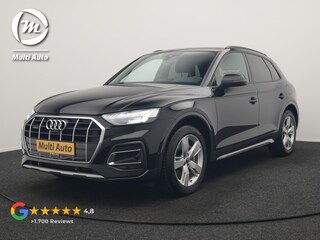 Audi Q5 50 TFSI e S Line FACELIFT PHEV 300pk Dealer O.H. | Luchtvering | Adaptive Cruise | Matrix Led | 360 Camera | Sportstoelen Verwarmd | Sfeerverlichting | Blis | Park Assist | Navigatie | DAB | Standkachel | Plug In Hybrid |