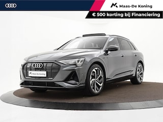 Audi e-Tron 55 Quattro 408pk 95 kWh S Edition · SOH 91,7% · Panoramadak · Camera · Luchtvering · Afneembare Trekhaak · Apple/Android Car Play · Sfeerverlichting · ACC ·