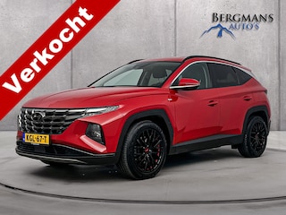 Hyundai Tucson 1.6 T-GDI MHEV Premium // DEALER ONDERHOUDEN // LEDER // STOELVERWAMING + VENTILATIE // KEYLESS //