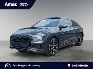 Audi Q8 55 394pk TFSI e quattro Pro Line S Geheugenfunctie voorstoelen | Glazen panoramadak | Leder Valcona S-logo ruitpatroon