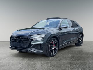 Audi Q8 55 394pk TFSI e quattro Pro Line S Geheugenfunctie voorstoelen | Glazen panoramadak | Leder Valcona S-logo ruitpatroon