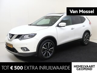 Nissan X-Trail 1.6 DIG-T Tekna | airco automatisch | cruise control | dodehoek detectie | LED koplampen | lederen bekleding | lichtmetalen velgen 19" | navigatiesysteem full map | panoramadak |