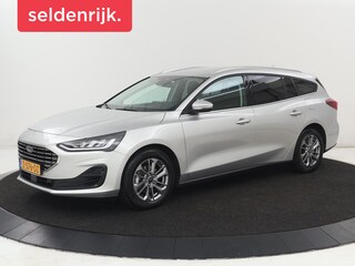 Ford Focus 1.0 EcoBoost Hybrid Titanium | Origineel NL | Carplay | Keyless | Navigatie | Climate control | Cruise control | Bluetooth | Full LED | Parkeerhulp | 38.100km NAP