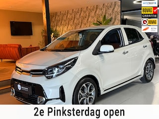 Kia Picanto 1.2 GT-Line Garantie Carplay Camera Leder StuurVW StoelVW Keyless Cruise Navi Clima Led Dab Rijklaar