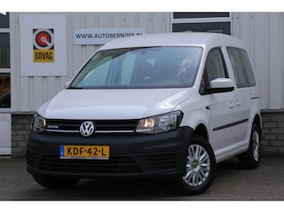 Volkswagen Caddy 1.4 TGI Trendline 5 Persoons Automaat*Perfect VW Onderh.*Trekhaak/2x zijschuifdeur/Stoelverw./Climate-Control/Camera/Parkeersens.V+A*