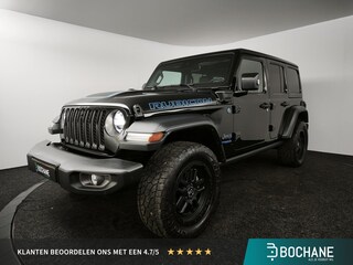 Jeep Wrangler Unlimited 4xe 380 Pk Rubicon | Trekhaak | Adaptieve cruise | Camera | Stoel & stuur verwarming | Hardtop |