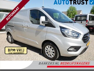 Ford Transit Custom 2.0 TDCI 170PK, L2, Limited, Automaat, Airco, 2 x Schuifdeur