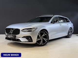 Volvo V90 2.0 B4 R-Design | Panoramadak | Elektr. trekhaak | Head-Up | Camera | Harman Kardon | Adaptive cruise | Dealer onderhouden