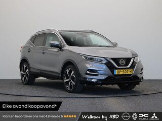Nissan Qashqai 115pk Tekna + | Panorama dak | Trekhaak | Memory stoelen met verwarming | Voorruit verwarming |