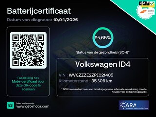 Volkswagen ID.4 Pro 77 kWh 96% SOH 1e EIG NL-Auto Rijklaarprijs!