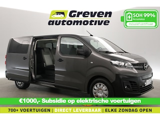 Opel Vivaro 75 kWh L3H1 | DC | 9 Zits | Snelladen | SOH 99% | Incl. BTW/BPM | Airco | Cruise | Camera | Carplay