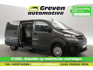 Opel Vivaro 75 kWh L3H1 | DC | 9 Zits | Snelladen | SOH 99% | Incl. BTW/BPM | Airco | Cruise | Camera | Carplay