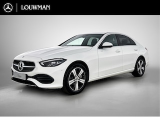 Mercedes-Benz C-klasse 300 e Business Solution | Parkeerpakket met achteruitrijcamera | Warmtewerend, donkergetint glas | Trekhaak | GUARD 360° Plus | Smartphone-integratie |
