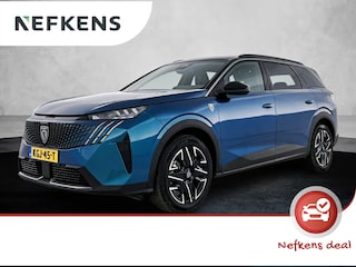 Peugeot 5008 SUV GT Hybrid 145pk Automaat | 7 Zitplaatsen | Navigatie | Achteruitrijcamera | Stoel- en stuurverwarming | Adaptieve Cruise Control | Climate Control | Parkeersensoren v+a | Matrix Led koplampen | Keyless | Draadloze Apple Carplay / Android Auto | Donker getint glas | 19" Lichtmetalen velgen |