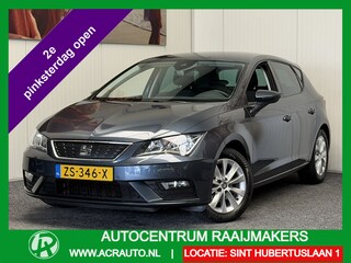 Seat Leon 1.0 TSI ECO STYLE BUSINESS INTENSE NAVIGATIE CRUISE CONTROL CLIMATE CONTROL APPLE CARPLAY/ANDROID RIJSTROOKSENSOREN 16" LICHTMETALEN VELGEN TREKHAAK PDC ZEER MOOI !!
