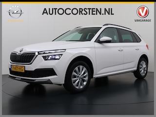 Skoda Kamiq 1.0TSI 1/2 Leder Elek.Stoel+Verwarmd Apple Camera Android Auto Navi Ecc Camera Cruise Control Pdc Business Edition Draadloze Tel.lader Lmv 16" Isofix Voorruitverwarming DAB Led 1e Eigenaar Origineel Nederlandse Auto