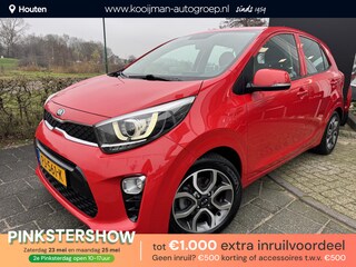 Kia Picanto 1.0 CVVT First Edition Dealeronderhouden, Apple Carplay/Android Auto, Navigatie, Cruise Control, Climate Control, Lichtmetalen Velgen, Enz...