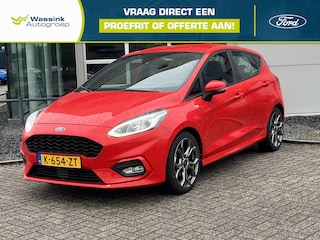 Ford Fiesta 1.0 EcoBoost ST-Line Navi by App | Parkeersensoren achter | Carplay | Airconditioning | Cruise control