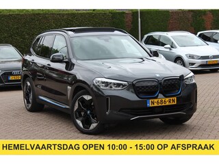 BMW iX3 High Executive 80 kWh / SoH 94,9% / Trekhaak / Panoramadak / 360Camera / Head-up / 20'' / Leder / Harman Kardon / Navigatie / Memory seats / Dodehoek / DAB / Stoelverwarming / Cruise Control Adaptief