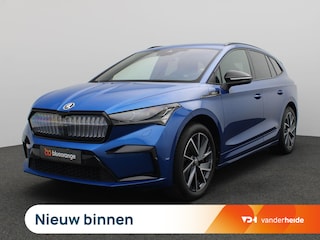Skoda Enyaq iV 80 Sportline 204PK Aut. SOH 96%, Trekhaak, 360gr. Camera, Head-Up Display, Crystal Face, Matrix LED, Memorystoelen, Elektr. Achterklep, 20" LM Velgen