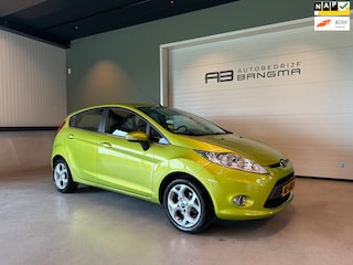 Ford Fiesta 1.4i 16v AUTOMAAT 5-DEURS TITANIUM|CLIMA AIRCO|CRUISECONTROL|LM-VELG|TREKHAAK|BLUETOOTH|ISOFIX|nweAPK+OH-BEURT+D-RIEM!