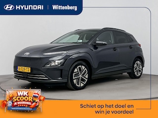 Hyundai Kona EV FASHION 64 kWh | DODEHOEK DETECTIE | PDC | 3 FASEN | WARMTEPOMP | CAMERA | CLIMA | CRUISE ADAPT. | NAVI | PRIVACY GLASS | DAKRAILING | APPLE CAR PLAY & ADROID AUTO |