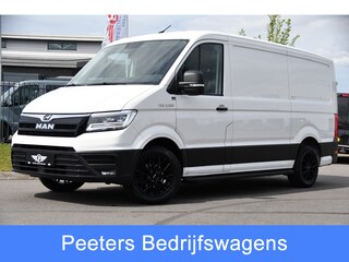 MAN TGE 35 2.0 L3H2 PB Edition Camera, Cruise, Carplay, LED, 177pk, Clima, Trekhaak, Stuurverwarming, Automaat, NAVI, Sensoren, Multimedia, Uniek!