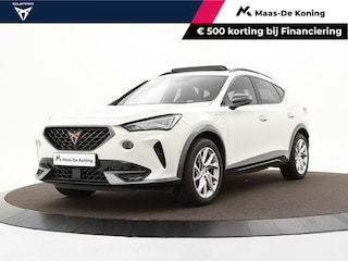 Cupra Formentor 1.4 TSI e-Hybrid 204pk DSG Essential · Panoramadak · Camera · Elek. Bestuurdersstoel + Geheugen · Stuur- & Stoelverwarming · Dodehoeksensor · Keyless ·