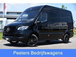 Mercedes-Benz Sprinter 319 V6 3.0 CDI L2H2 Black Edition Camera, Cruise, Carplay, LED, Automaat, 190pk, Multimedia, Lederstuur, Uniek!