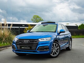 Audi Q5 55 TFSI e quattro Competition|B&O|Panoramadak|Camera 360°|Gekoelde stoelen|Stuur verw.|Gekoelde en verwarmde bekerhouders|Memory|Head up|Keyless|Sfeerverlichting