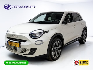 Fiat 600 1.2 Hybrid La Prima | Leer | Stoelverw. | Camera | Adap. Cruise | Sfeerverlichting | Elec. verst. best. stoel met massage en lendesteun | Apple Carplay/Android auto, Navigatie, Led, PDC V+ A, Keyless entry & start