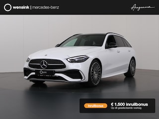 Mercedes-Benz C-klasse 180 Star Edition AMG Line | Panoramadak | Digital Light | Stoelventilatie | Keyless Entry | Night | 19" multispaaks velgen |