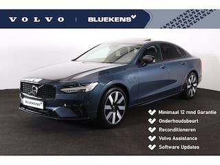 Volvo S90 T8 AWD Plus Dark - Schuif/kanteldak - IntelliSafe Assist & Surround - 360º Camera - Harman/Kardon audio - Adaptieve LED koplampen - Verwarmde voorstoelen, stuur & achterbank - Parkeersensoren voor & achter - Elektr. bedienb. voorstoelen met geheugen - Extra getint glas - 19' LMV