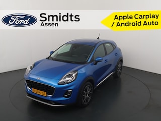 Ford Puma EcoBoost Hybrid 125pk Titanium | 100% dealer onderhouden | Cruise | Camera | Airco | Android auto | Apple carplay