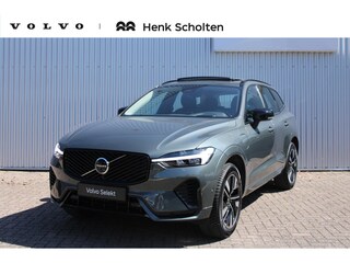 Volvo XC60 2.0 T6 Plug-in hybrid AWD Plus Dark | Panoramadak | 360" rondomzicht camera | Semi elektrische trekhaak | Harman/Kardon premium audio | Standkachel | Stoelverwarming | Achterbank verwarming | Stuurwiel verwarming