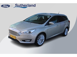 Ford Focus Wagon 1.0 Titanium 125pk | Inclusief nieuwe distributieriem! | Half leder | Winterpack | Xenon | Trekhaak afneembaar