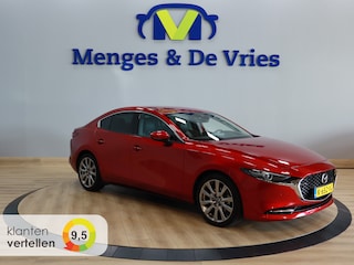 Mazda 3 2.0 e-SkyActiv-X M Hybrid 186 Luxury Airco ECC | Trekaahk | Bose | Memory | 360 Camera | Stuur\Stoel Verwarming | Leder | Apple Carplay | NAP