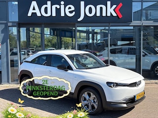 Mazda MX-30 e-SkyActiv EV 145 Prime-line 36 kWh AUTOMAAT | PARKEERSENSOREN V+A | DODEHOEKDETECTIE | ACHTERUITRIJCAMERA | ADAPT. CRUISE CONTROL | KEYLESS | CLIMATE CONTROL | CARPLAY |