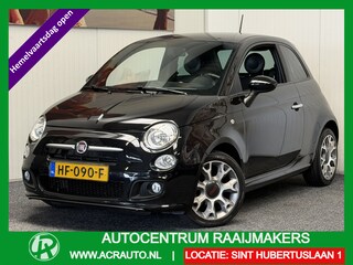Fiat 500 S 0.9 TWIN AIR TURBO DIGITAAL DASHBOARD HALF LEDER AIRCO BLUETOOTH TELEFOON RADIO/CD/MP3 ELEKTRISCHE RAMEN VOOR 16" LICHTMETALEN VELGEN MISTLAMPEN VOOR ZEER MOOI !!