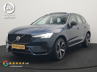 Volvo XC60 T6 AWD Plus Dark PHEV 350pk Dealer O.H. | Trekhaak Af Fabriek | Panodak | 360 Camera | Adaptive Cruise | Lederen Sportstoelen Memory & Verwarmd | 21'' L.M. | Keyless | Google Assistant | Apple Carplay | Stuur Verwarmd | DAB | Plug In Hybrid |