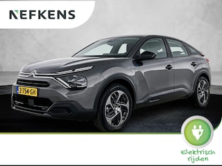 Citroën C4 EV You 50 kWh 136pk | Navigatie via Apple Carplay / Android Auto | Climate Control | Cruise Control | Parkeersensoren | Led koplampen | DAB+ radio | Armsteun | Stof/kunstleder | Volledig digitaal instrumentenpaneel | Adaptief demping systeem | Multifunctioneel lederen stuurwiel | 18” lichtmetalen velgen |