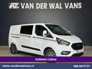 Ford Transit Custom 2.0 TDCI 130pk L2H1 Dubbele Cabine Euro6 Airco | 6-Zits | Camera | Apple Carplay | Xenon | Cruisecontrol Android Auto, 2800kg Trekhaak, Parkeersensoren, Verwarmde voorruit, Stoelverwarming, Achterklep