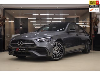 Mercedes-Benz C-klasse 300 E AMG Line NAP/PANO/HUD/CARPLAY/SFEERVERLICHTING/MEM/BOMVOL