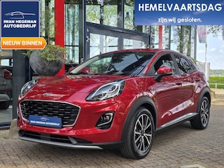Ford Puma 1.0 EcoBoost Hybrid Titanium X | Navigatie | Cruise Control | Stoel + Voorruit + Stuurverwarming | Licht metalen velgen