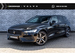 Volvo V60 2.0 T6 Plug-in hybrid AWD Essential | Adaptieve Cruise Control | Leder | Zwarte Hemel | 19 Inch | Stoel + Stuurverwarming | Extra Getint Glas | Park Assist V+A
