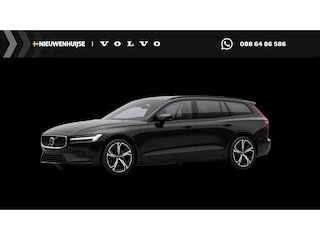 Volvo V60 2.0 T6 Plug-in hybrid AWD Essential | Adaptieve Cruise Control | Leder | Zwarte Hemel | 19 Inch | Stoel + Stuurverwarming | Extra Getint Glas | Park Assist V+A